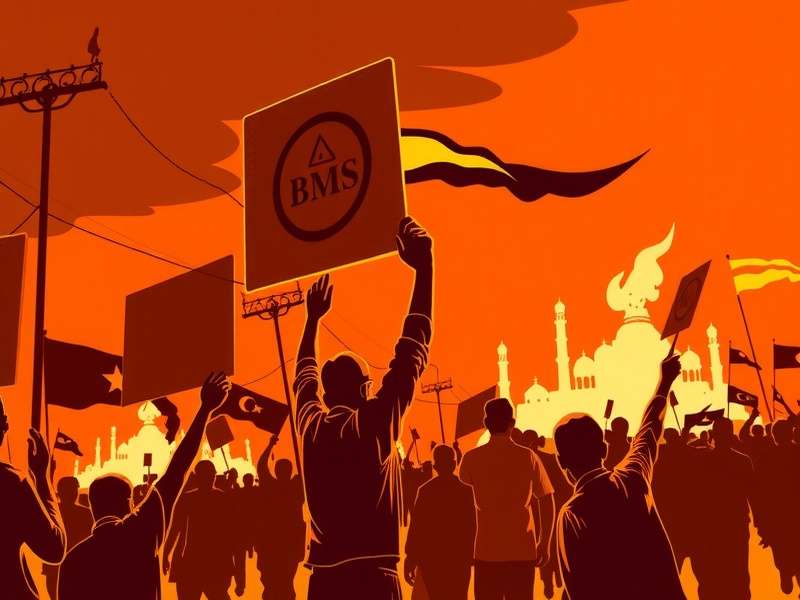 BMS workers meeting in New Delhi